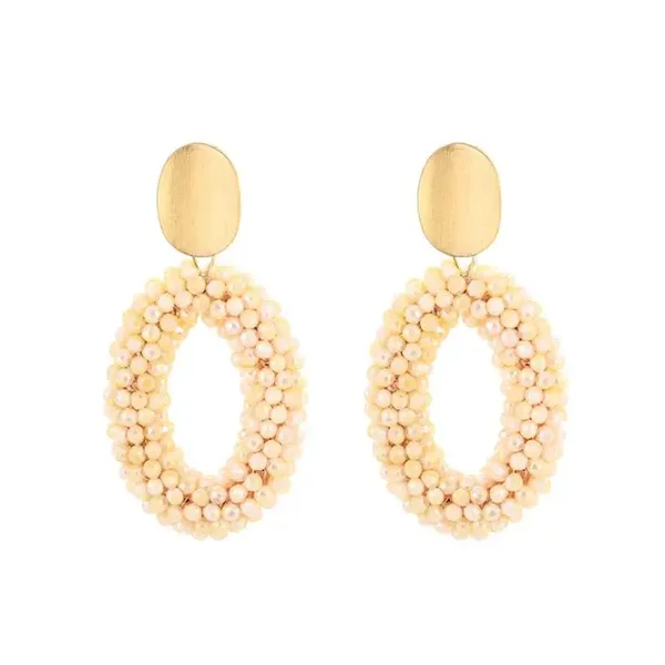 Yse Oorbellen Beige