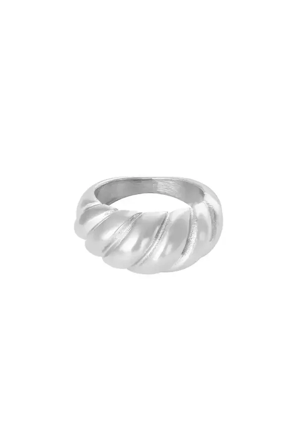zilvere ring Maat 17