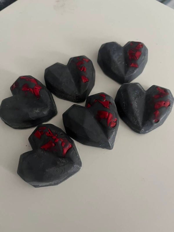 'Heart like a Diamond' Vegan Friendly, Luxury Scented x6 2oz Golden Soy Wax Melts