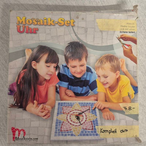 Mosaik Set Uhr