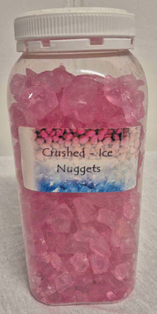 Crushed Ice Deko Steine rosa