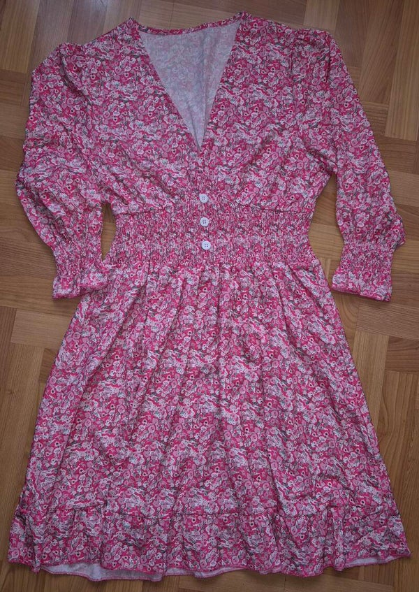 Geblümtes Sommerkleid Gr. L