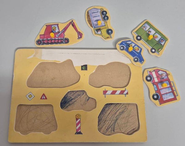 Holzpuzzle Fahrzeuge