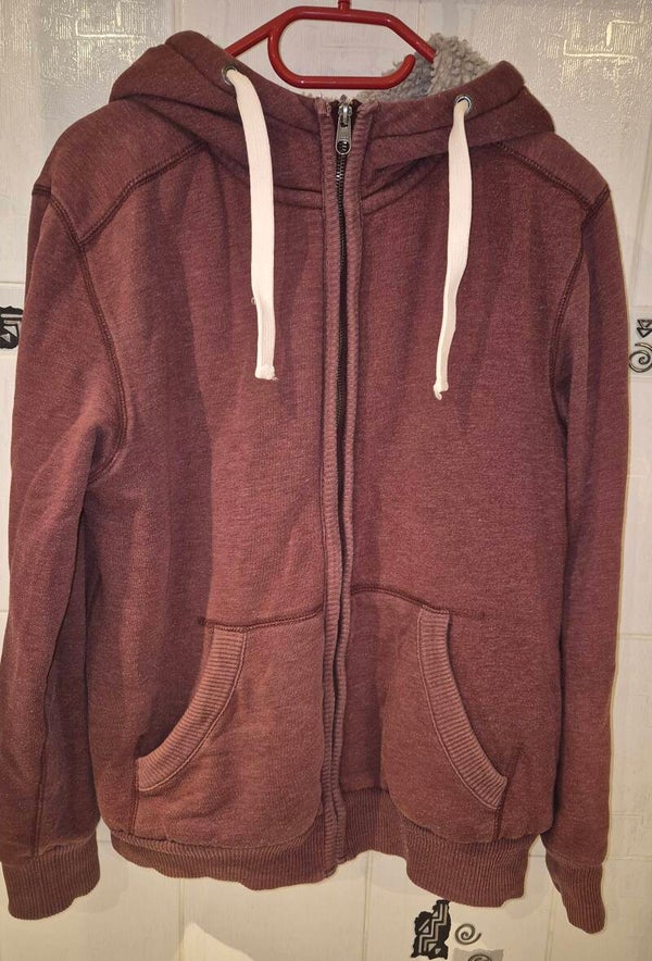 Gefütterte Sweatjacke Gr. L
