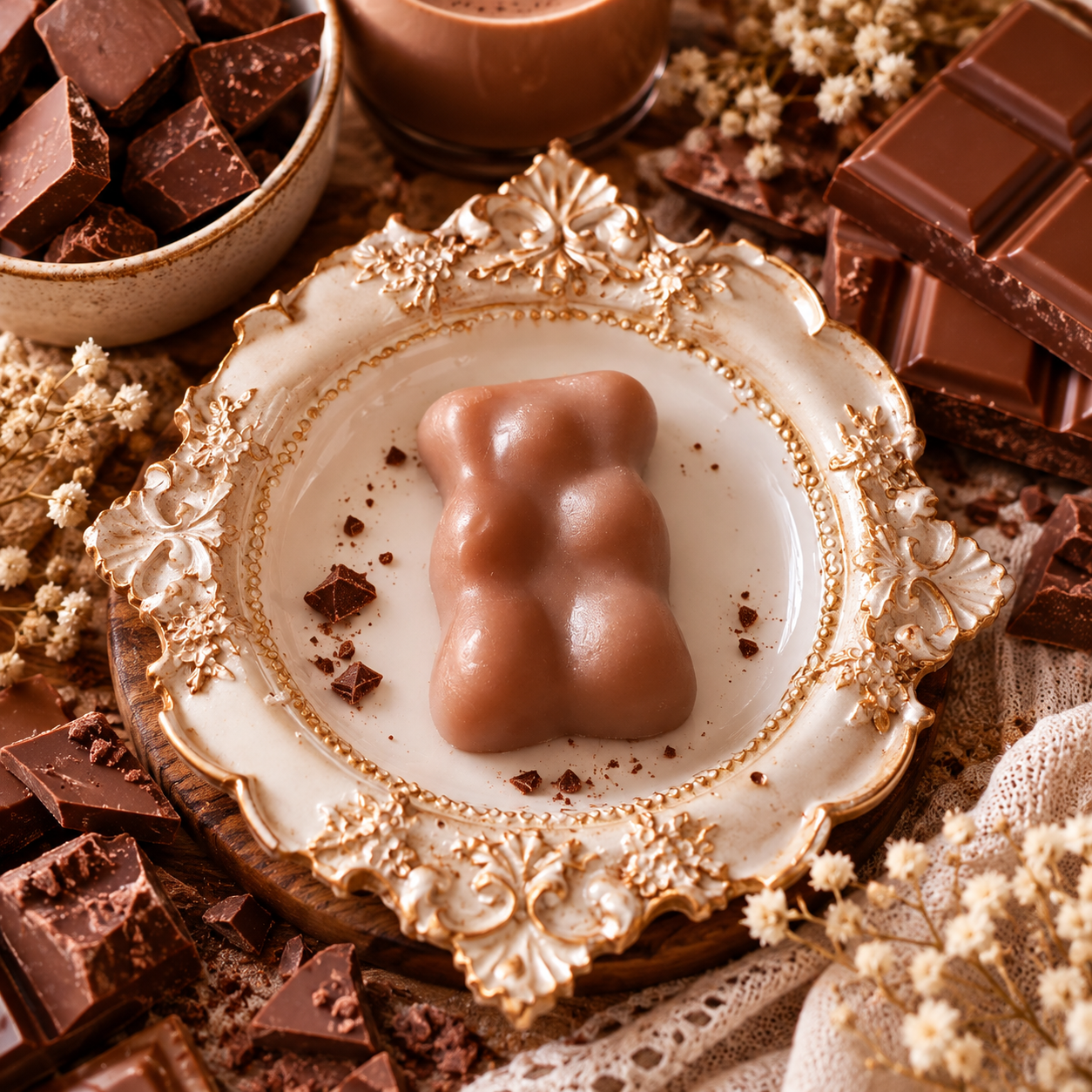 Fondant Nounours   Chocolat au lait
