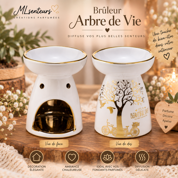 Brûleur   Arbre de Vie Blanc