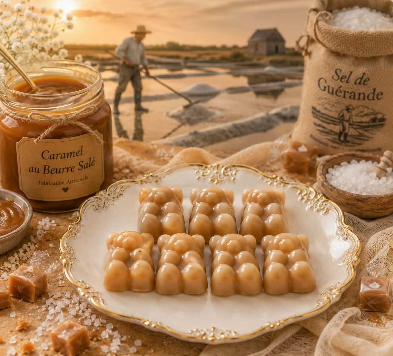 Fondant Nounours   Caramel au beurre Salé