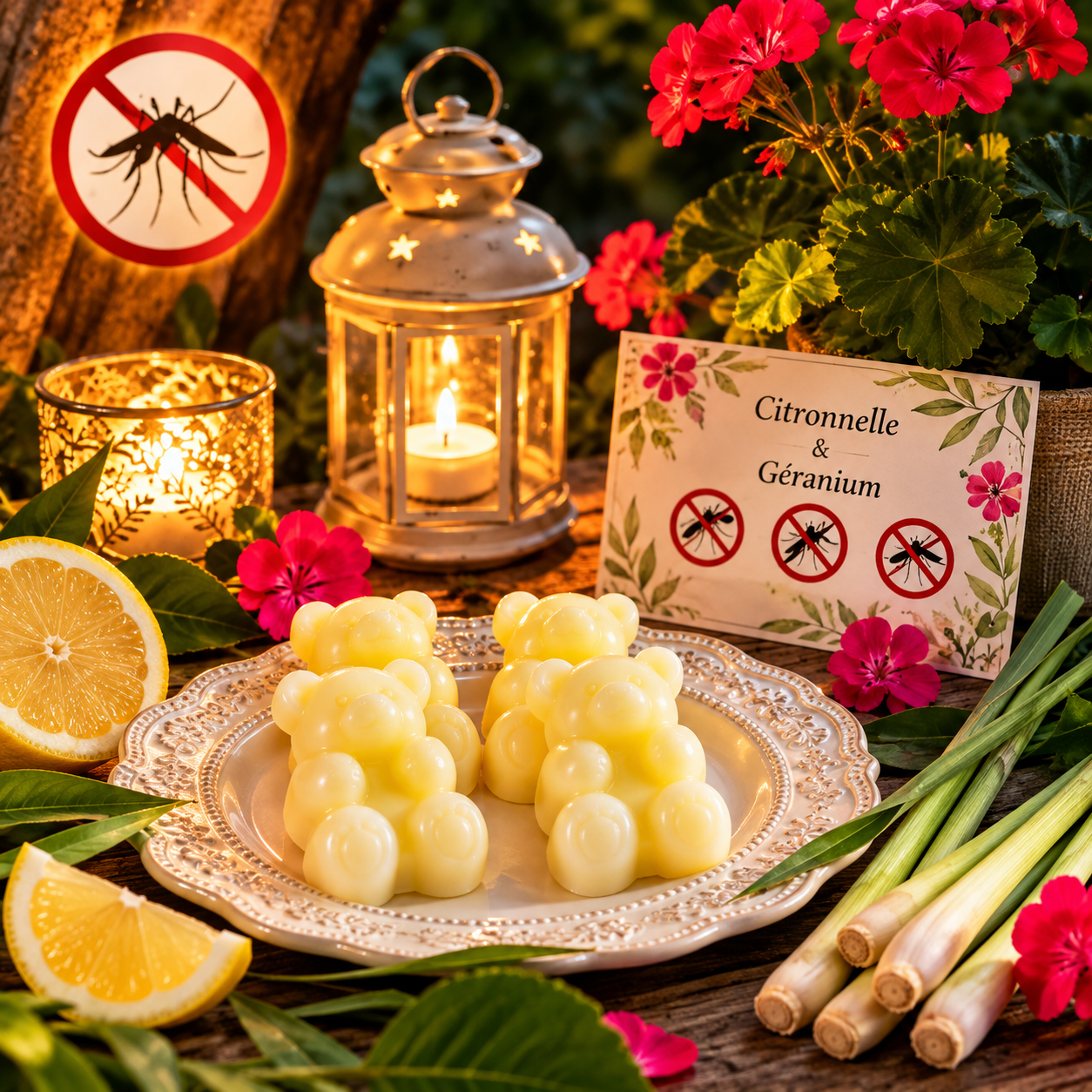 Fondant Nounours    Citronnelle & Géranium