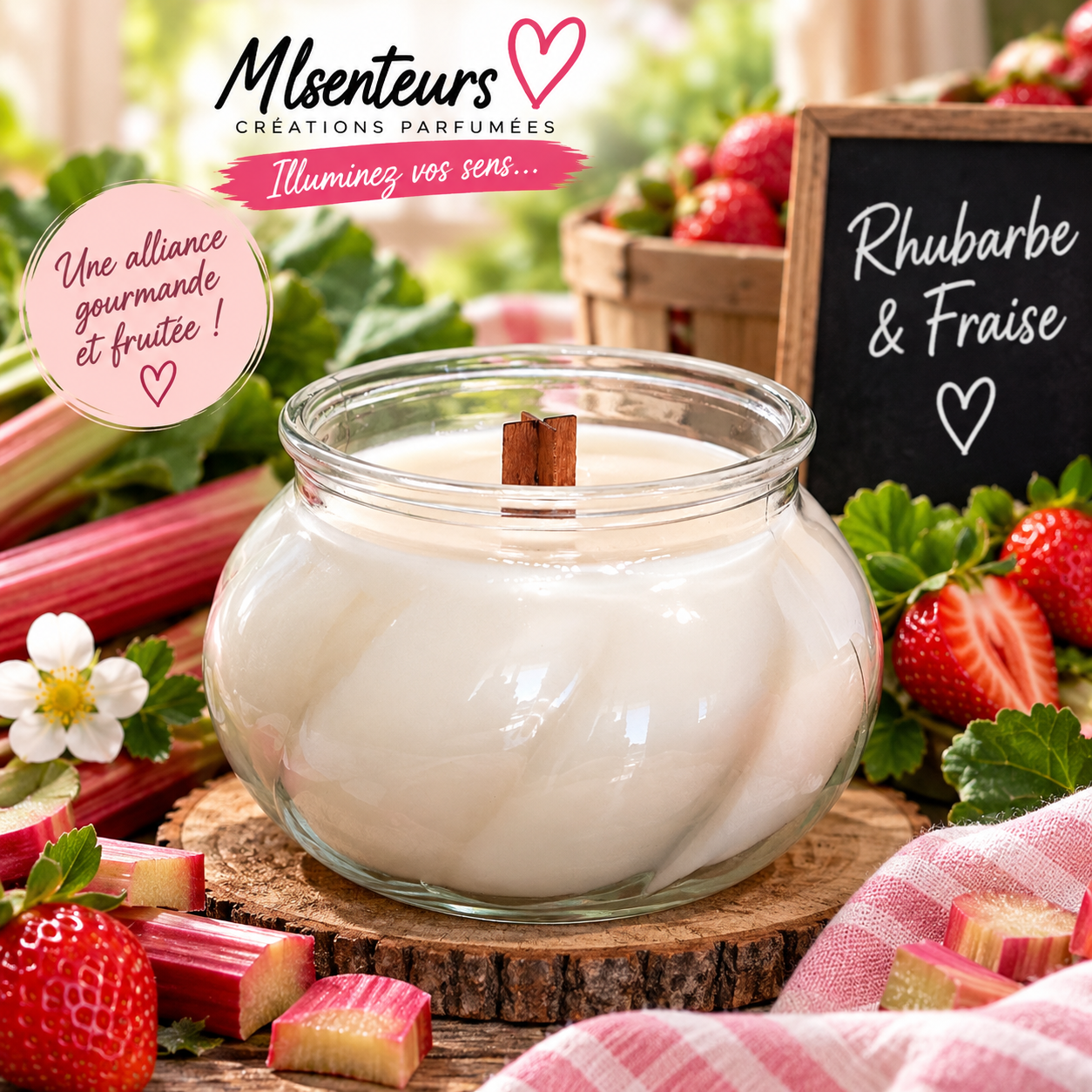 Intemporelle  Rhubarbe & Fraise