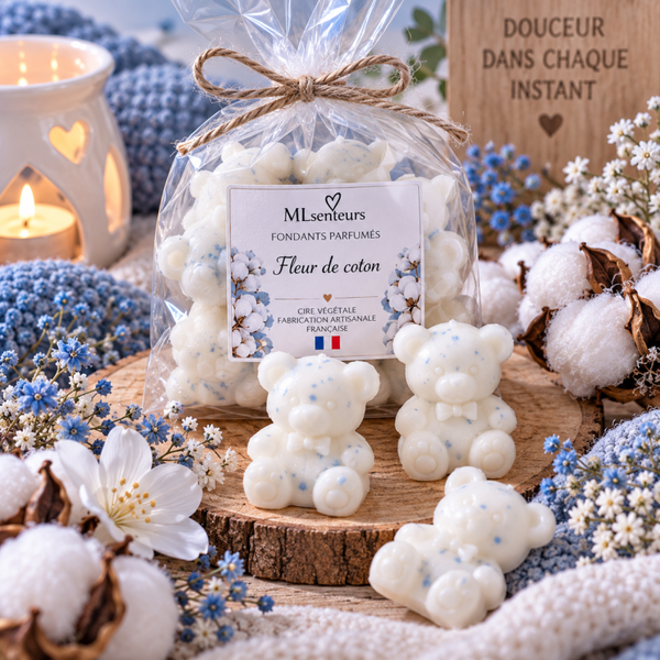 Fondant Nounours  Fleur de coton