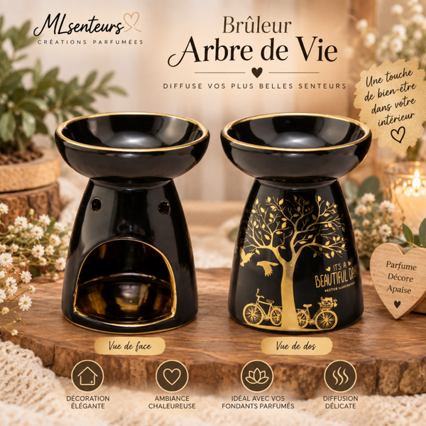 Brûleur   Arbre de Vie Noir