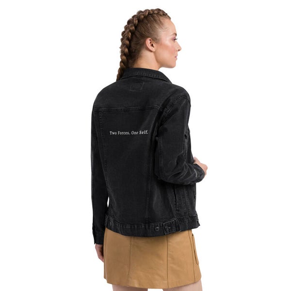 Veste denim brodée pour homme/femme en progression...