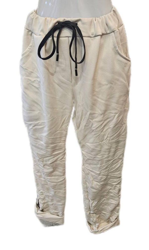 1051-BR  Broek stretch bies zijkant