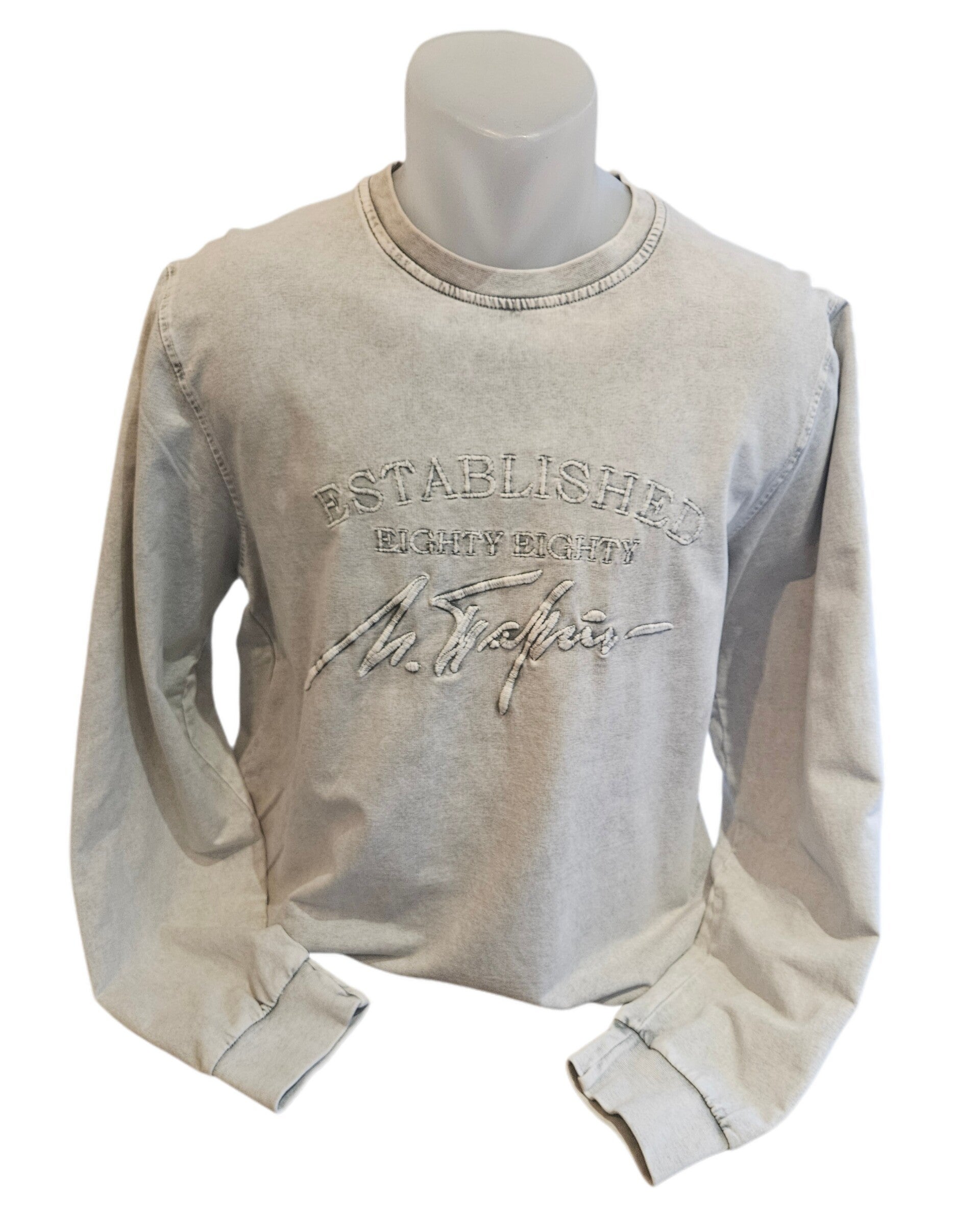 225-TR  Sweater met opdruk