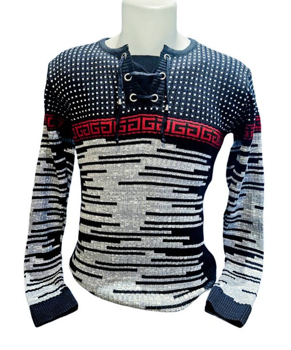 248-HTR  Trui met koord