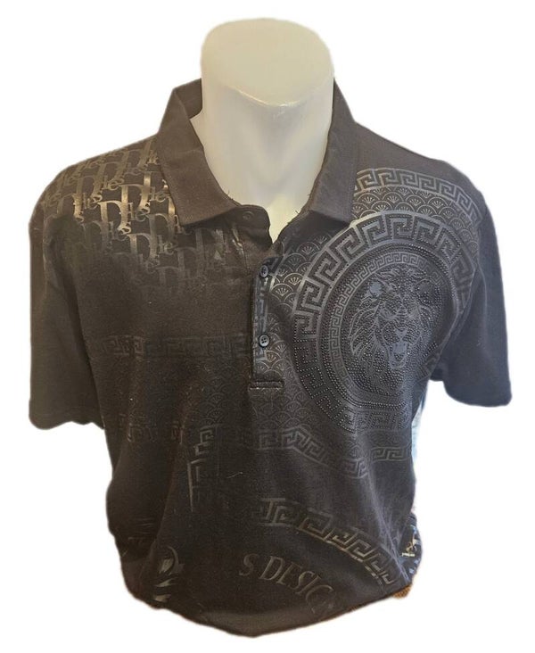 304-HSH  Polo met tijgerkop