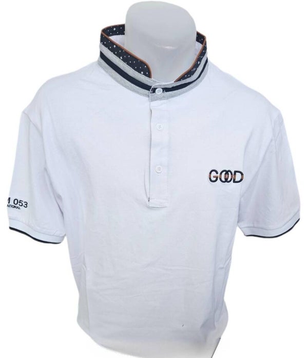 329-HSH  Shirt opstaand boord