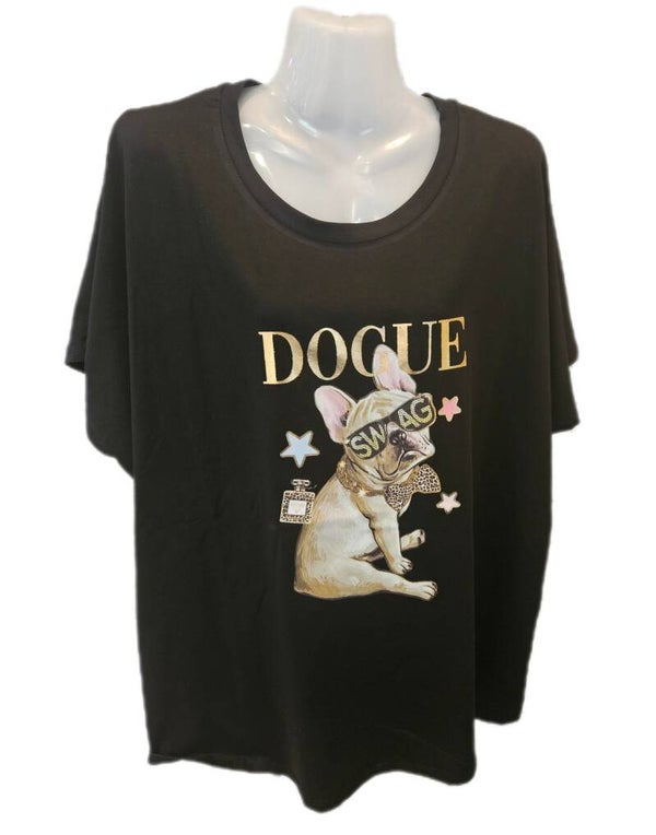 400-SHGR  Shirt opdruk Dogue