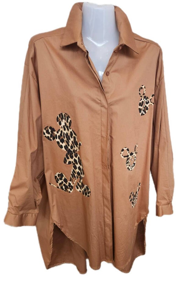 943-BL  Blouse print mickey mouse