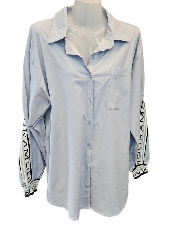 995-BL  Overhemd blouse