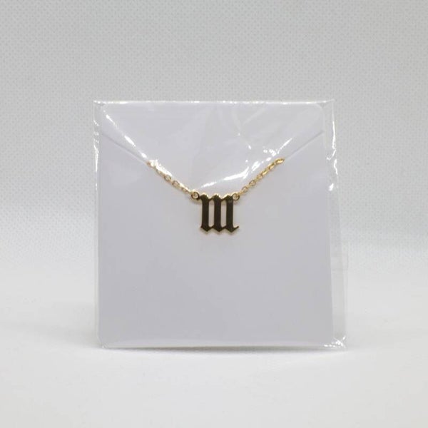Angel number necklace 111 gold