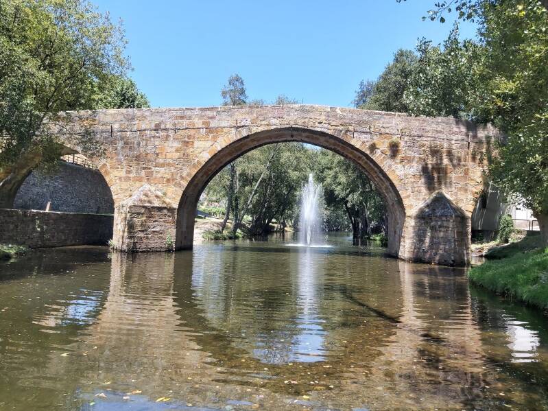 Ancient monument Gois Roman bridge