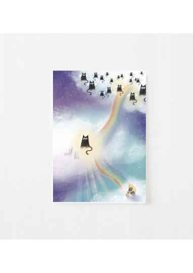 Darshi cards: waiting at the rainbow bridge