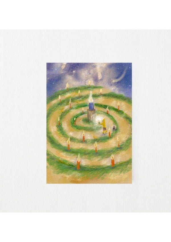 Darshi card: Advent spiral