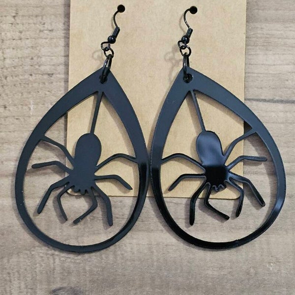Spider Drop Earrings