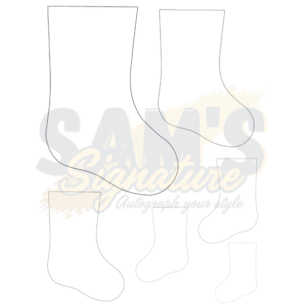 Christmas Stockings Sewing Pattern (free printable)