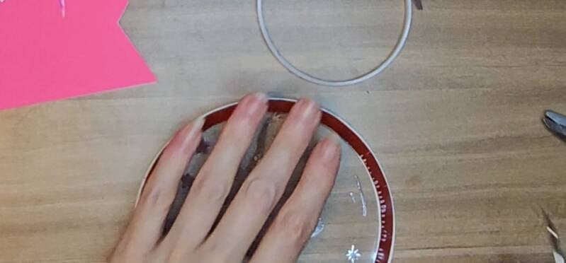 Add foam tape around the back of the front panel, along the acetate.