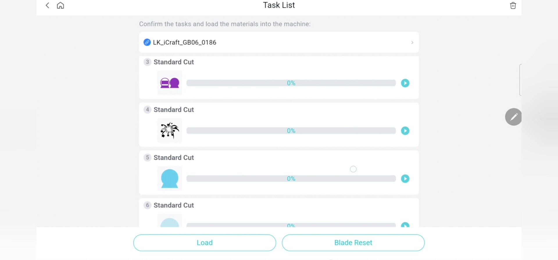 Adding each layer to the task bar.