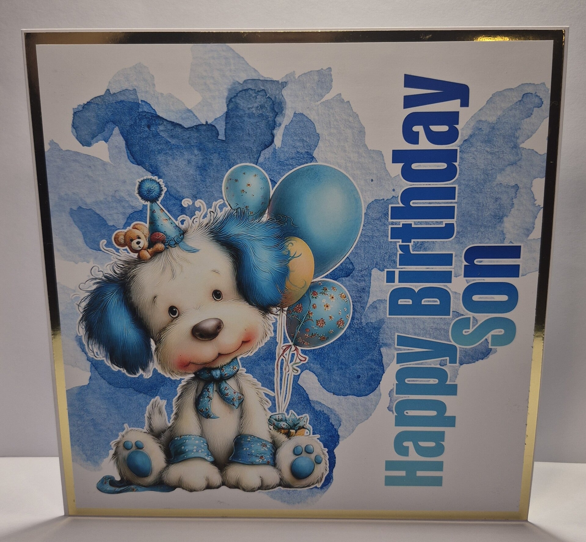 Personalised Happy Birthday Son Card