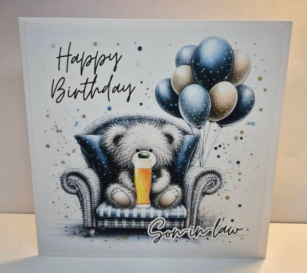 Happy Birthday Son-in-law Card