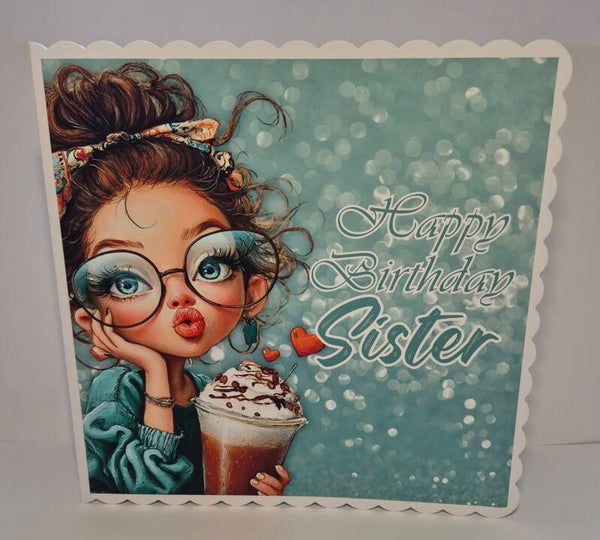 Happy Birthday Sister Card