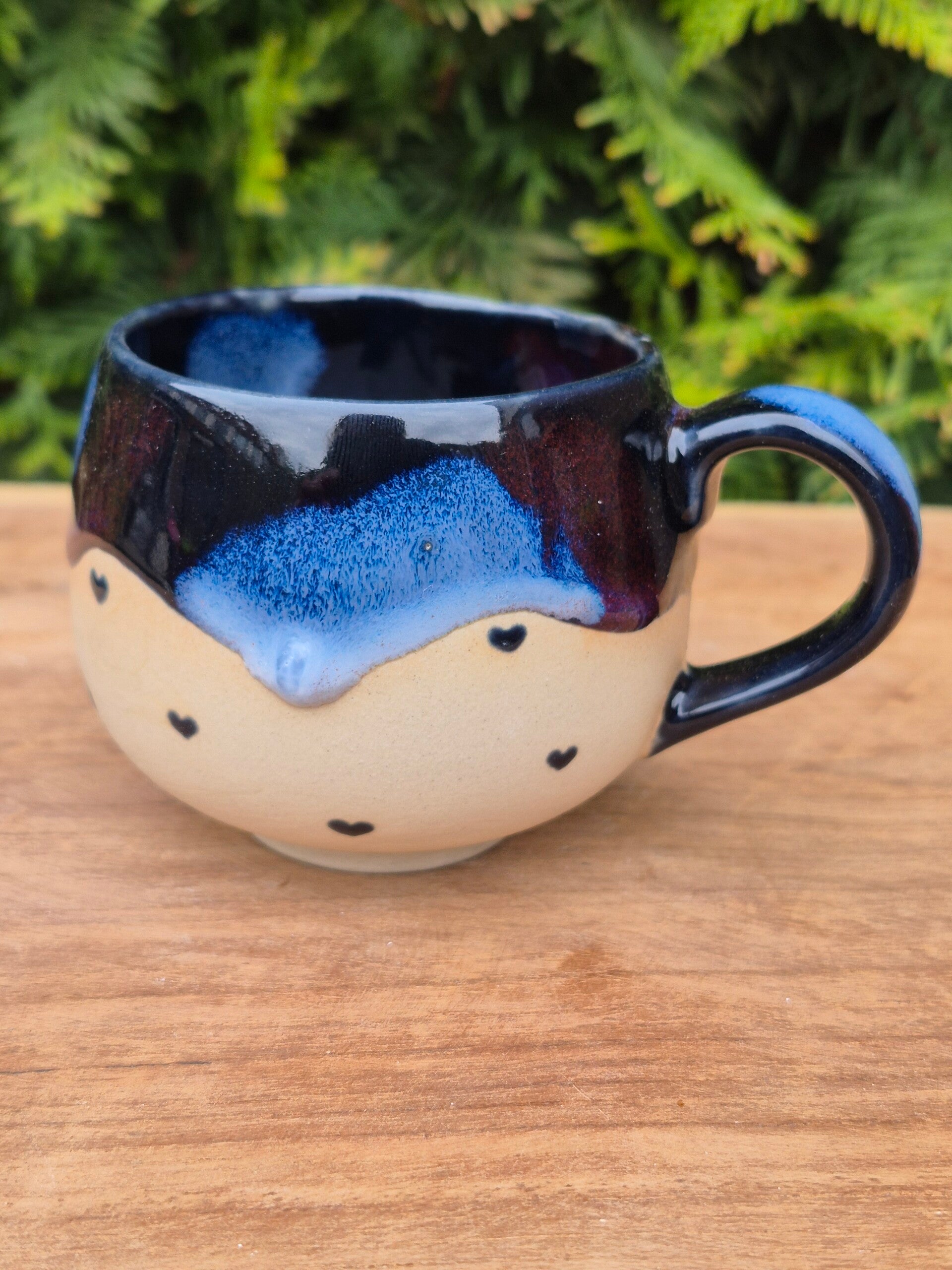 Hartjes koffiemokje night sky