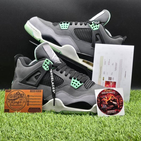 Jordan 4 Retro "Green Glow"