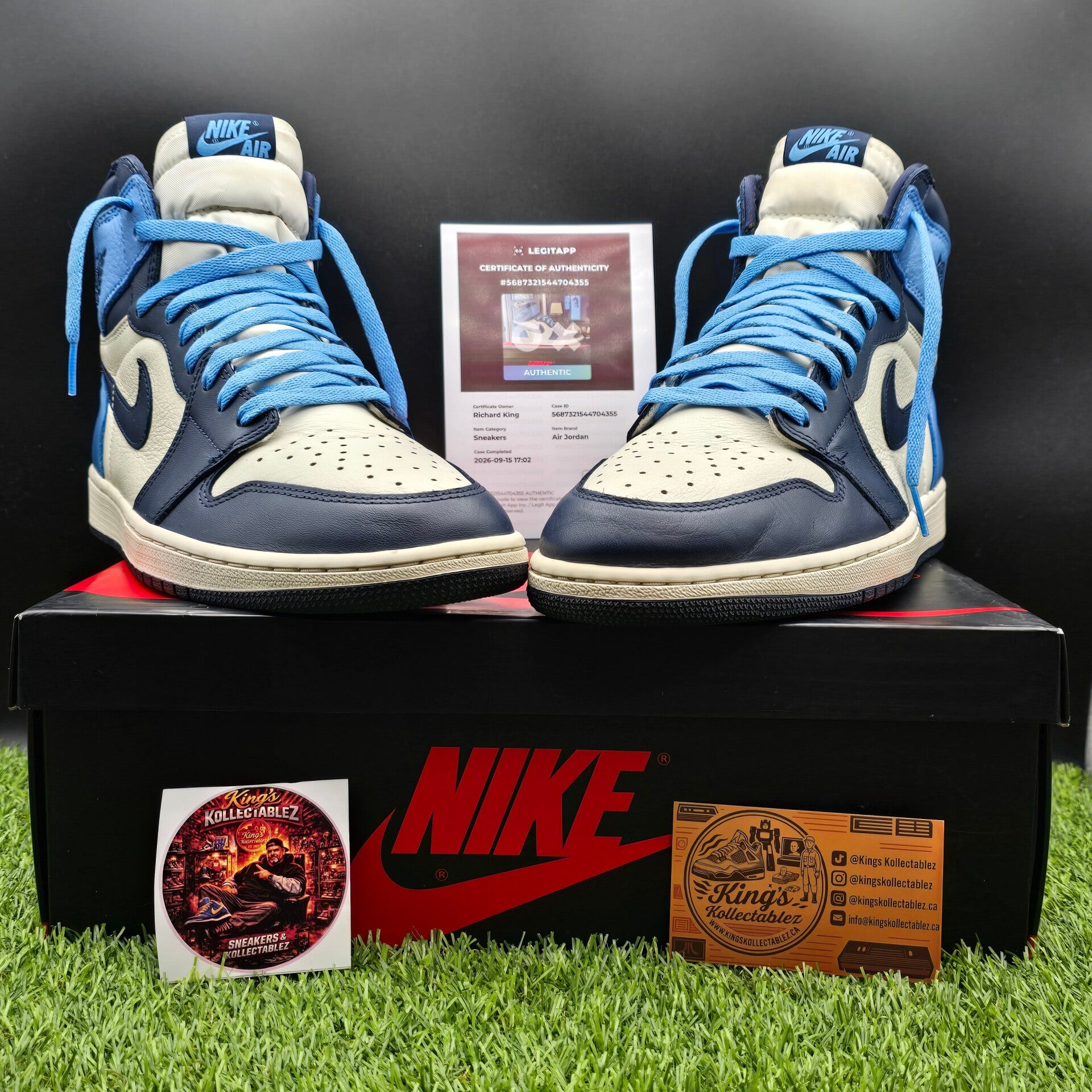 Jordan 1 Retro "Obsidian"
