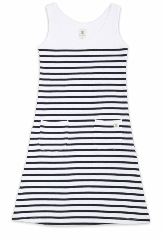 Mousqueton Tila  jurk Blanc Navy