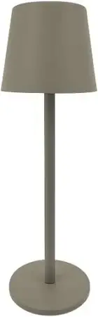 Anna's Collection Tafellamp taupe LED USB kabel