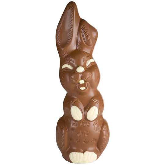 Holfiguur lachhaas klein 25 cm