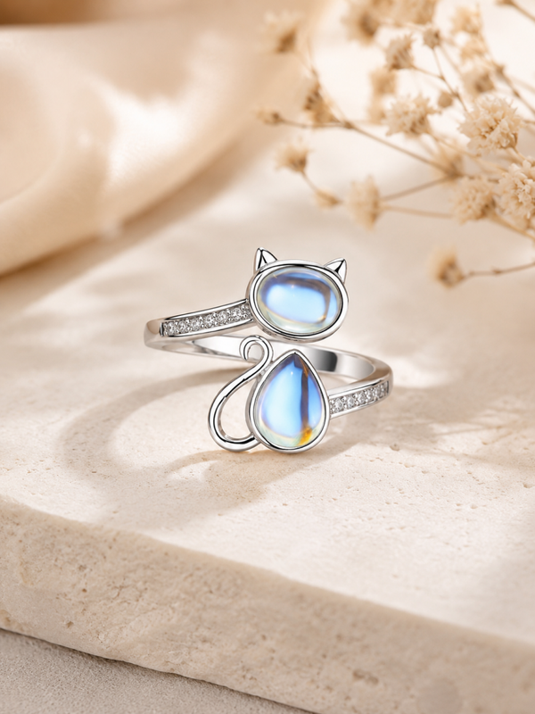 Moonlight Kitty Ring