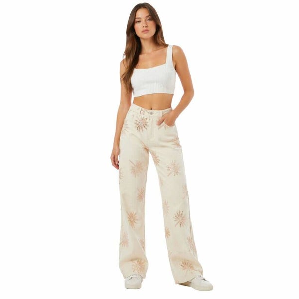 Jeans met Hoge Taille