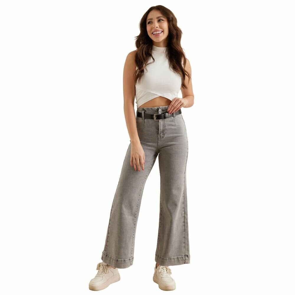 Jeans met Hoge Taille
