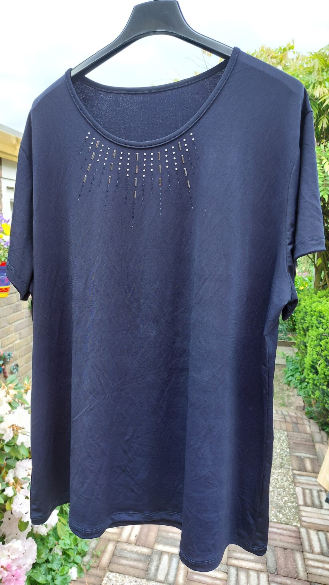 Shirt met Strass-steentjes
