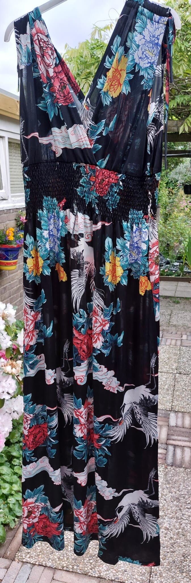 Lange Jurk met Bloemenprint