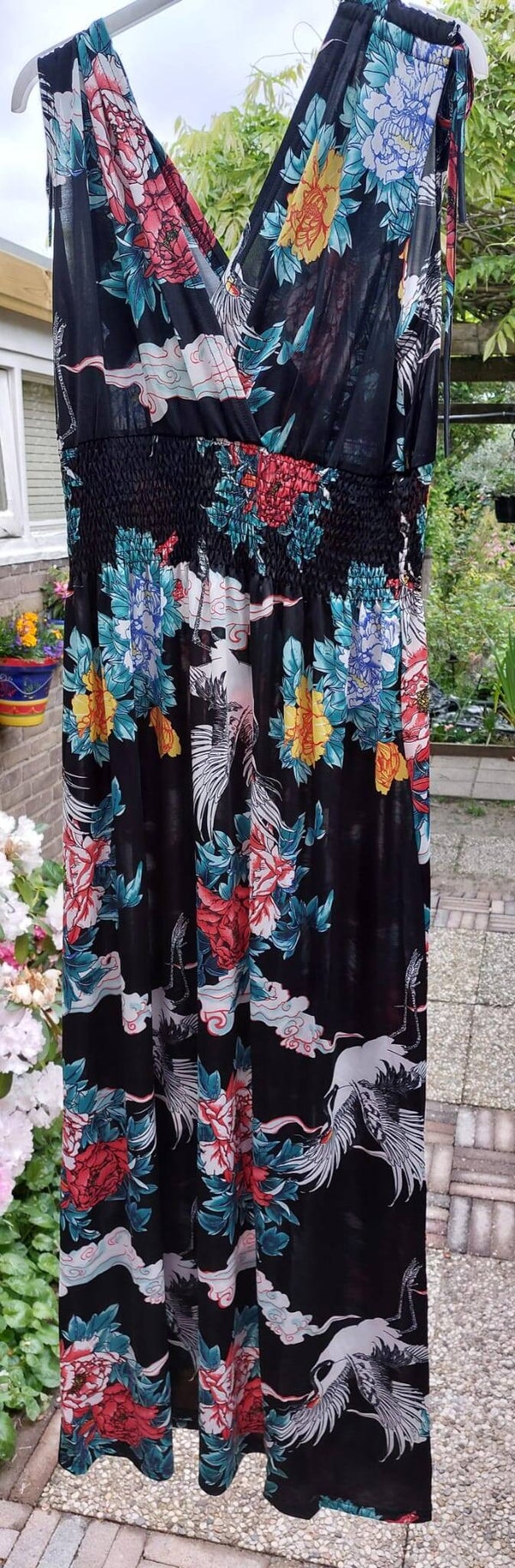 Lange Jurk met Bloemenprint