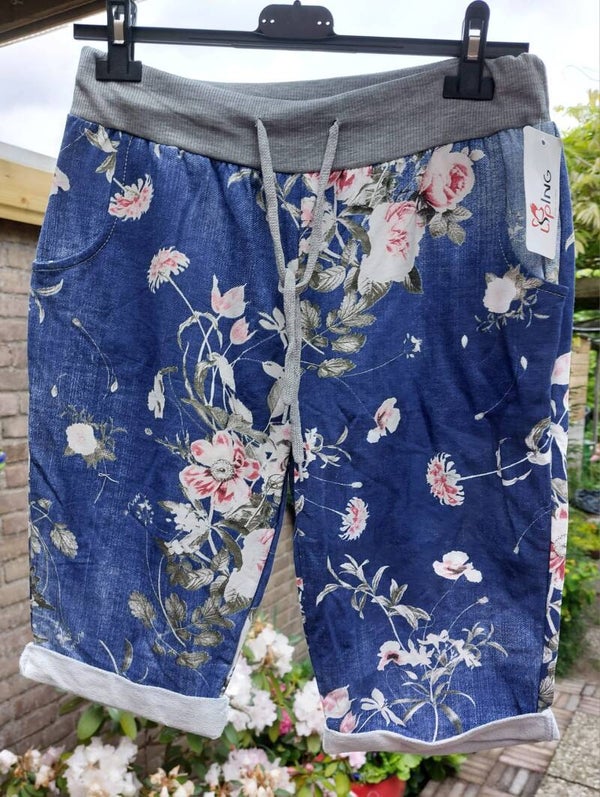 Korte Broek met Bloemenprint