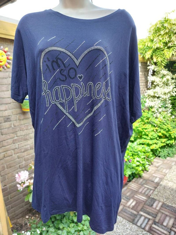 Shirt met Kant en Strass-steentjes