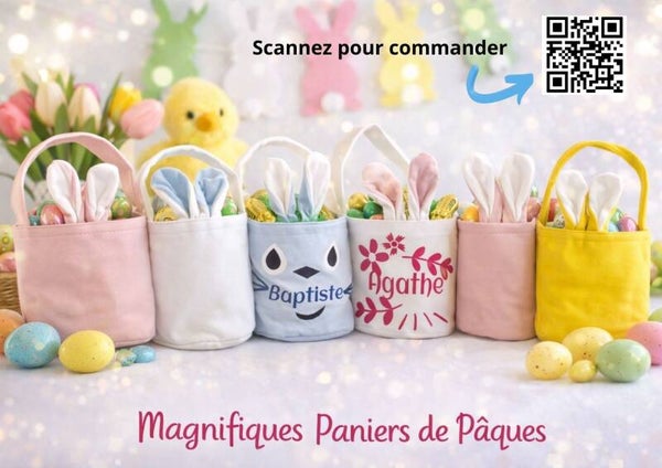 🐰 Panier lapin personnalisable